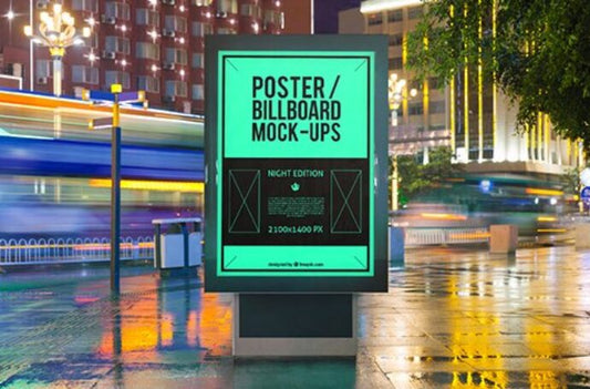 10 Urban Poster and Billboard Mockup Designs