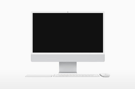 2021 Silver iMac Mockup for Sale