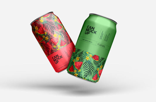 330 ml Can Mockup - High-Quality Can Mockup for Your Design Projects