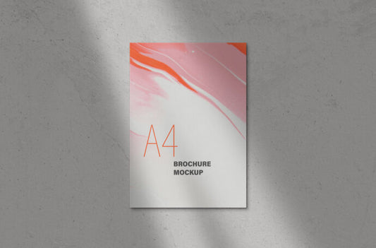 A Set of A4 Tri-Fold Brochure Mockup Designs