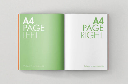 A4 Magazine Mockup for Open Design