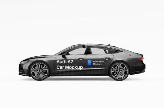 Audi A7 Car Mockup Design