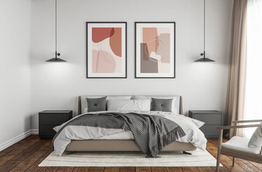 Bedroom Poster Mockup for Interior Design