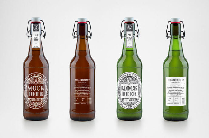 Beer Bottle Packaging Mockups