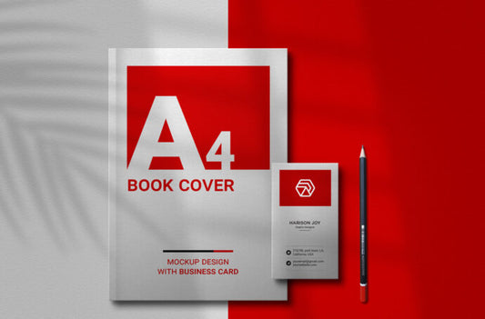 Book and Business Card Mockup Design Services