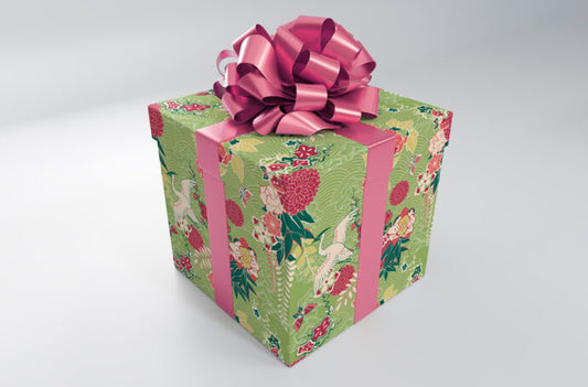 Bow Gift Box Mockup