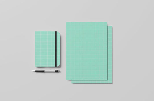 Branding Mockup for Paper and Notebooks