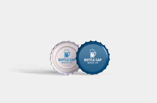 Bundle of Beer Bottle Cap Mockups