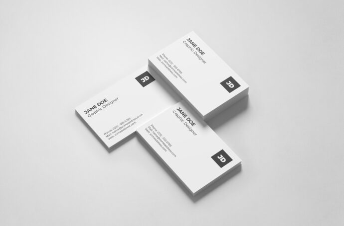 Bundle of Business Cards Branding Mockup