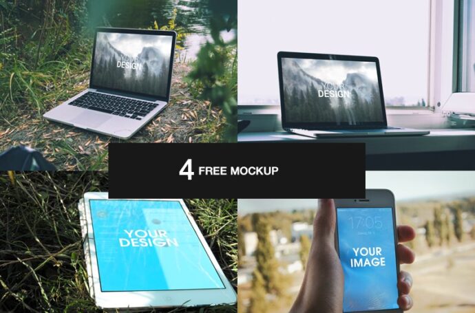 Bundle of Mockups for Apple Devices