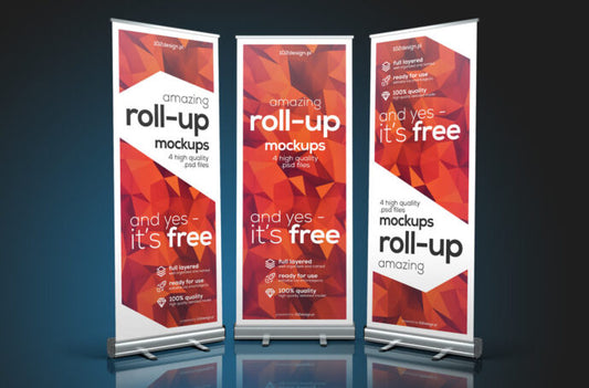 Bundle of Roll-Up Mockup Templates