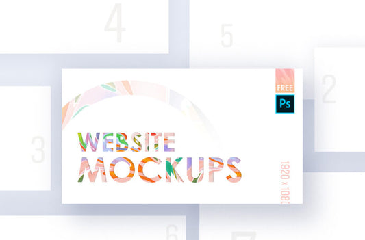 Bundle of Website Showcase Mockups