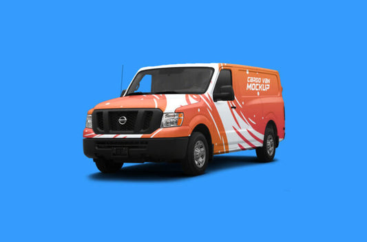 Cargo Van Template for Design Mockups