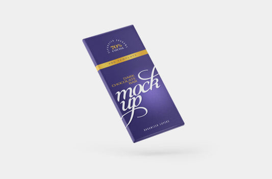 Chocolate Bar Floating Mockup