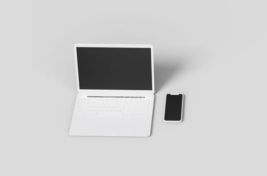 Clay-Style MacBook Pro and iPhone Mockup: A Professional Presentation Solution