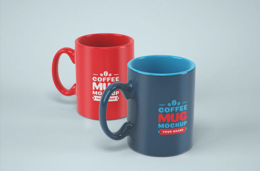 Coffee Mugs Mockup for Two