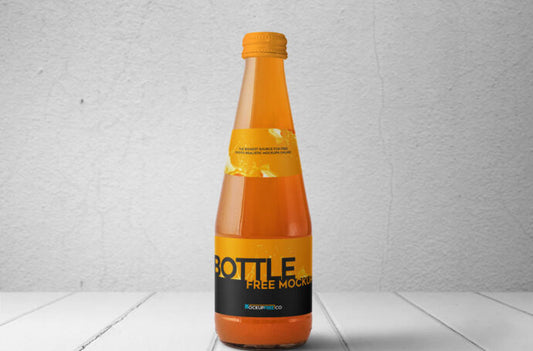 Collection of Beverage Bottle Mockup Templates