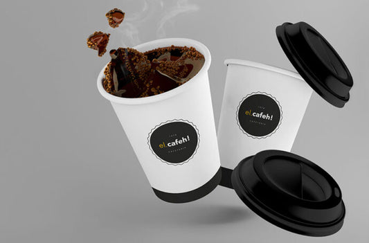 Collection of Coffee Cup Mockup Templates