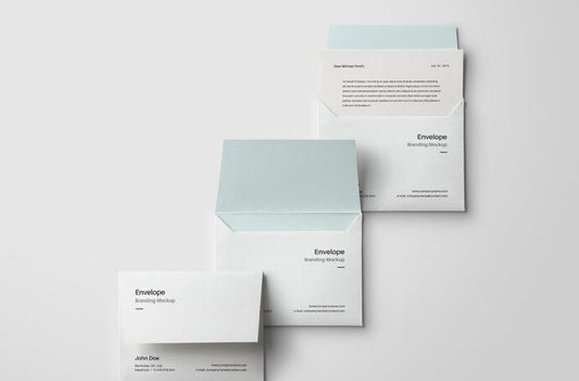 Collection of Envelope Mockup Templates