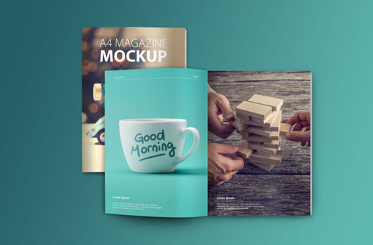 Collection of Magazine Mockup Templates