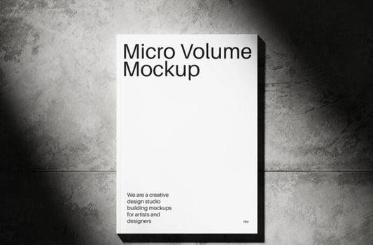 Concrete Surface Mockup for Magazine Display