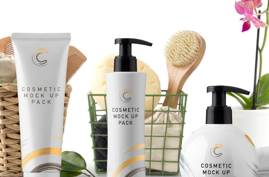 Cosmetics Packaging Mockup Collection for Branding and Marketing