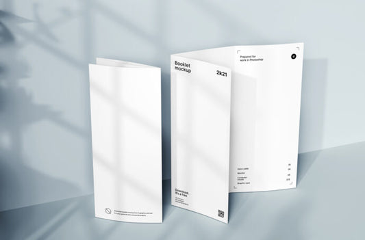 Create a Mockup for a Trifold Brochure