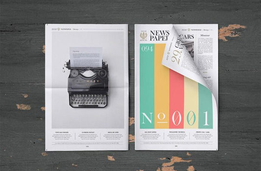 Create a Mockup of a Front Page Newspaper