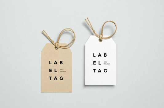 Create a Mockup of a Label Tag