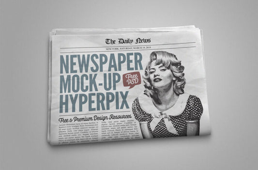 Create a Mockup of a Newspaper Front Page