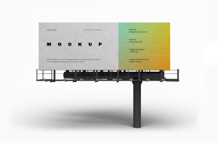 Create a Realistic Road Billboard Mockup for Effective Advertising