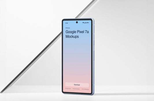 Creating a Realistic Google Pixel 7a Mockup for Design and Presentation