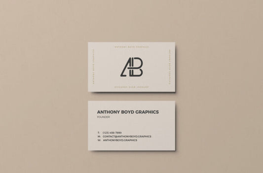 Easy Business Card Display Template