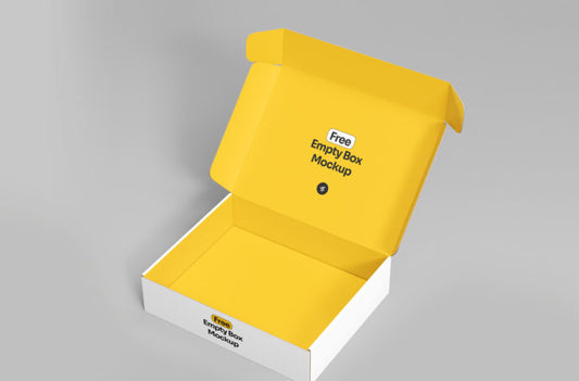 Empty Box Mockup - Open and Ready for Use