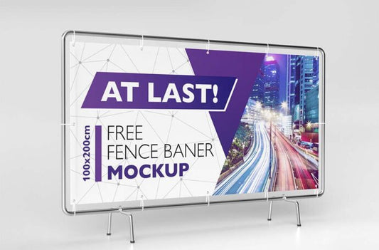 Fence Banner Mockup Collection