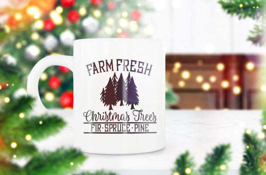 Festive Holiday Mug Mockup Template