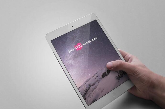 Five iPad Mini Mockup Bundle