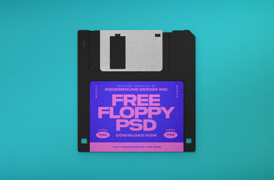 Floppy Disk Design Template