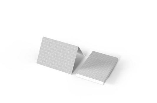 Folded Greeting Cards Mockup Stack