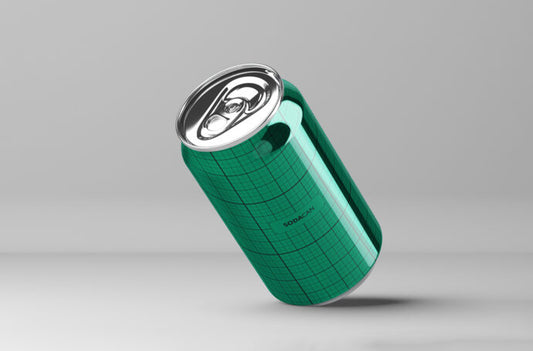 Free Mockup Set for Soda Cans