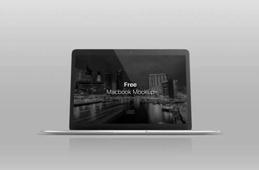 Front View MacBook Air Mockup for SEO