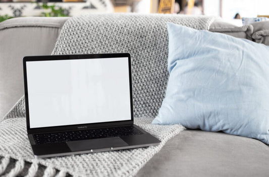 Generate Mockups of MacBook Pro on Sofa