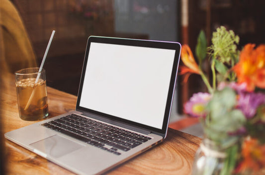 Generate Mockups of MacBook Pro on a Café Table