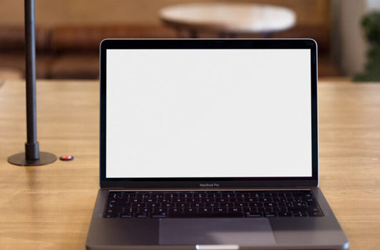 Generate Mockups of MacBook on Wooden Tables