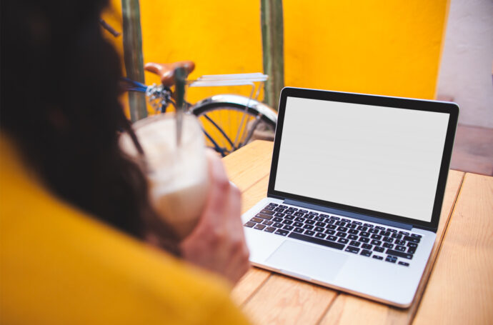 Generate Mockups of Women Working on MacBook