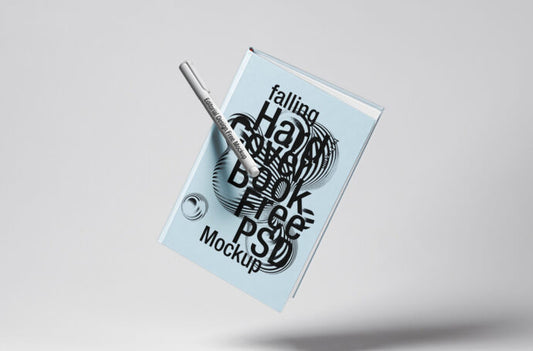 Hardcover Book Mockup for Falling