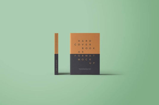 High-Quality A5 Hardcover Book Mockup Template