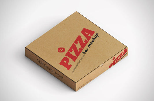 High-Quality Isometric Pizza Box Mockup Collection