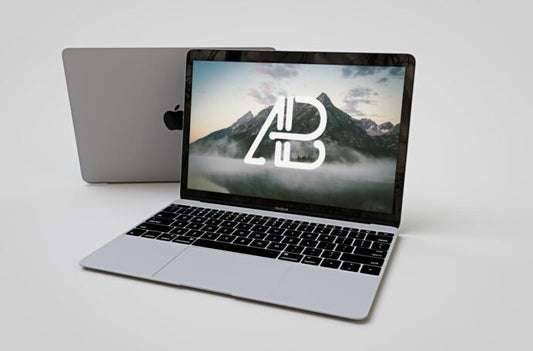 High-Quality MacBook Mockup Template