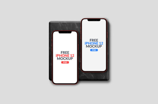 High-Quality iPhone 12 Mockup Template